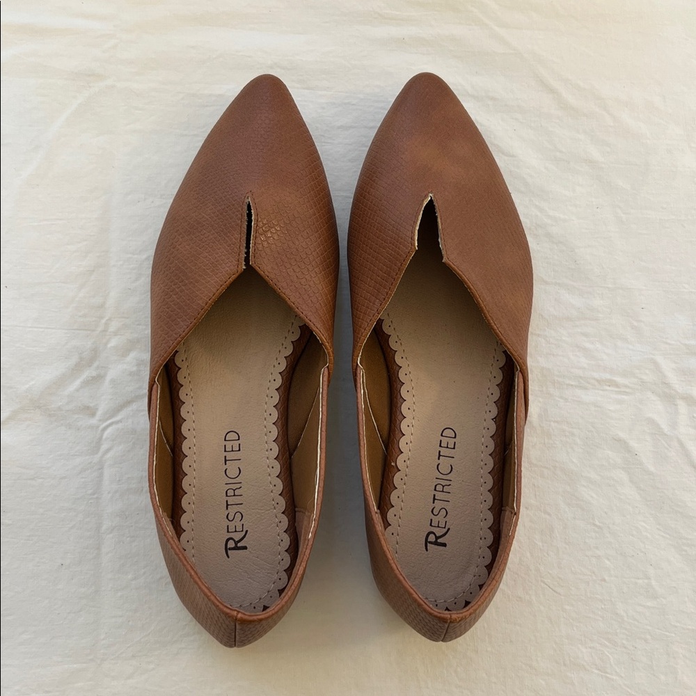 Restricted Tan Slip-On Shoes - Picture 3 of 5
